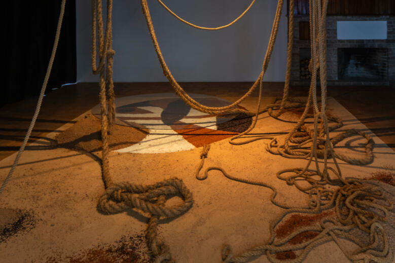 Between Cracks, Roots and Hidden Territories, 2025. Installation, Marli Matsumoto Arte Contemporânea, São Paulo, Brazil. Photo by Leka Mendes